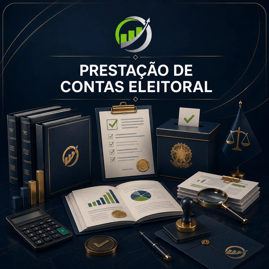 Arte do serviço PRESTAÇÃO DE CONTAS ELEITORAL
